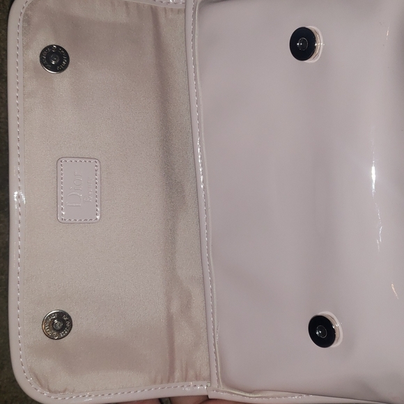 CHRISTIAN DIOR DIOR BEAUTY pink cosmetic perfume makeup bag - Picture 4 of 9